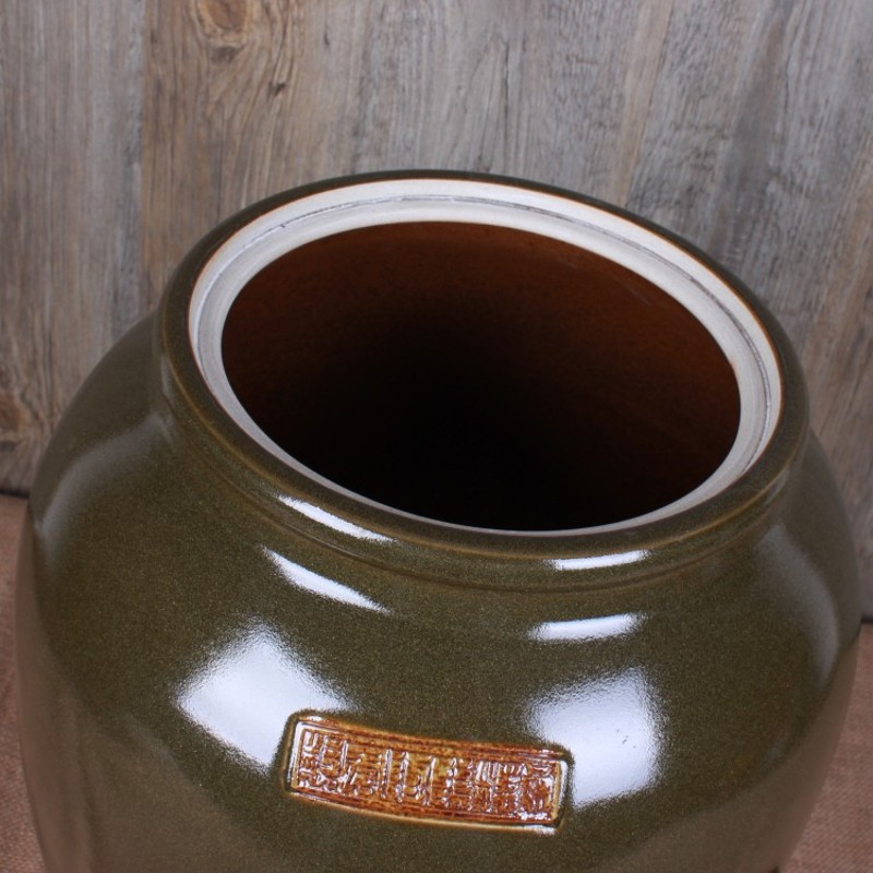 现货速发米缸米桶陶瓷家用带盖密封水缸油缸防潮防虫普洱茶叶罐50