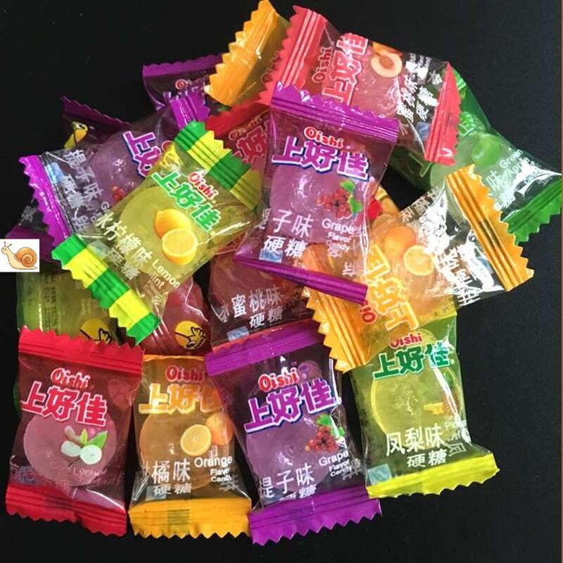.上好佳水果硬糖混合口味1000g喜糖果散装婚庆零食送女友糖礼物