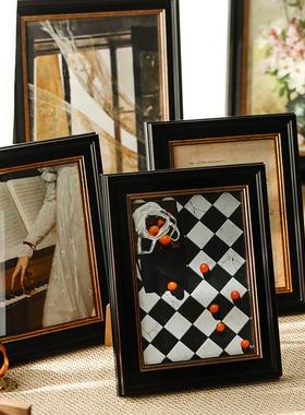 复古装饰画摆件高级感小众艺术摆台卧室客厅桌面小物件家居装饰品