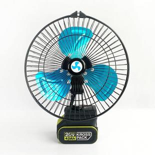 适用WORX威克士款 锂电池11寸金属风扇两档垂钓户外露营带USB口
