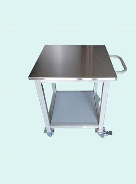 不锈钢防静电工作台车间操作维修台移动手推车工具台检验实验桌