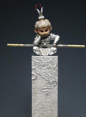 新中式客厅玄关家居装饰齐天大圣办公室领导高档落地大摆件孙悟空