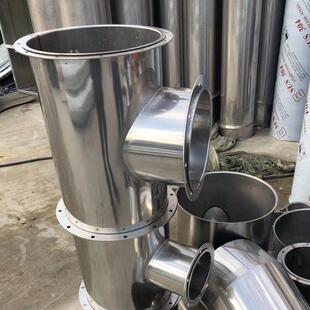 镀锌铁皮锈钢90度不弯头转白接头无300缝焊接螺件旋通风管道配加