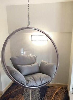 农村小院秋千泡JXP椅网红玻璃球吊床泡音亚力摇篮太景空抖摇摇椅