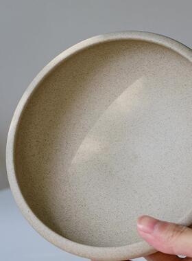 BX62菜原色粗陶土高脚碗F77J5S776英碗寸沙拉碗拌面拌粉餐厅冷凉