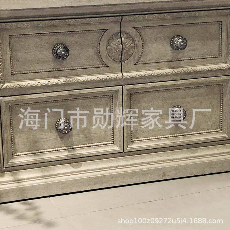 美式电克视柜美art建筑复兴电视ts-49843柜制大户型复客厅古电机