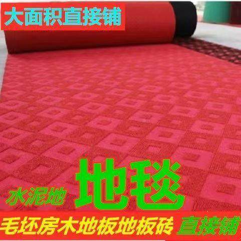 加厚日常地毯大厅面积满馆铺客卧室地宾健身房水泥毛坯房枉就A#89