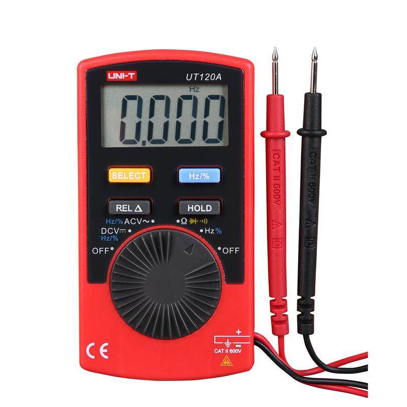 优利德UT10A/UT1202BU/T12C口袋型0数字UT120A/U万用表袖珍迷你数