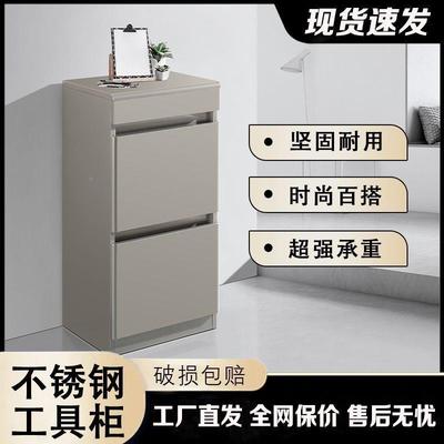 理发店工具柜不锈钢具4136理发工具柜子廊发潮储款工台收纳物柜带