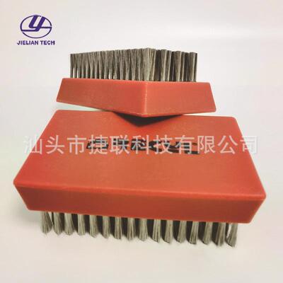 法Rcyl不e锈钢丝刷金属S-12网纹辊及凹版辊印清洗0.076mm国钢丝刷