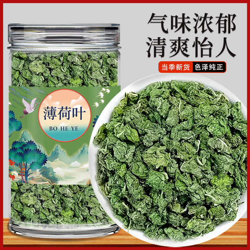 薄荷叶中药材正品泡茶泡水