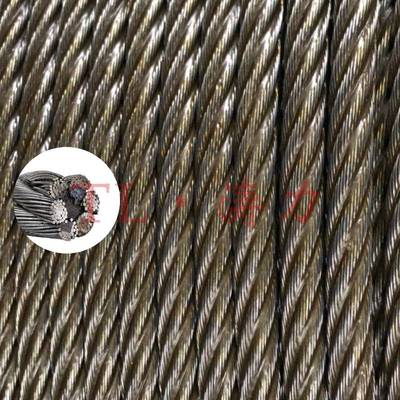 起重钢丝绳6股麻芯5-32mm黑色涂油船用抛锚拖网索道行车吊车耐磨
