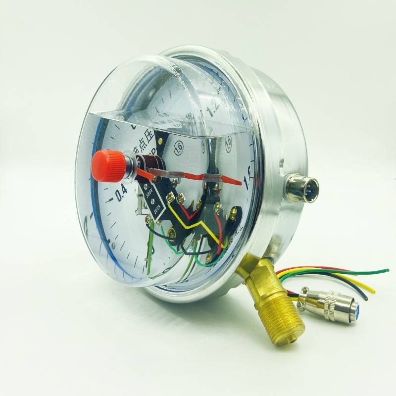 YNXC150 30VA 磁助式抗震油压表水泵压力控制器 耐震电接点压力表