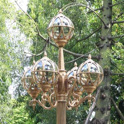 庭院灯3米别墅花园草坪灯小区路灯高杆灯室外防水户外灯景观超亮