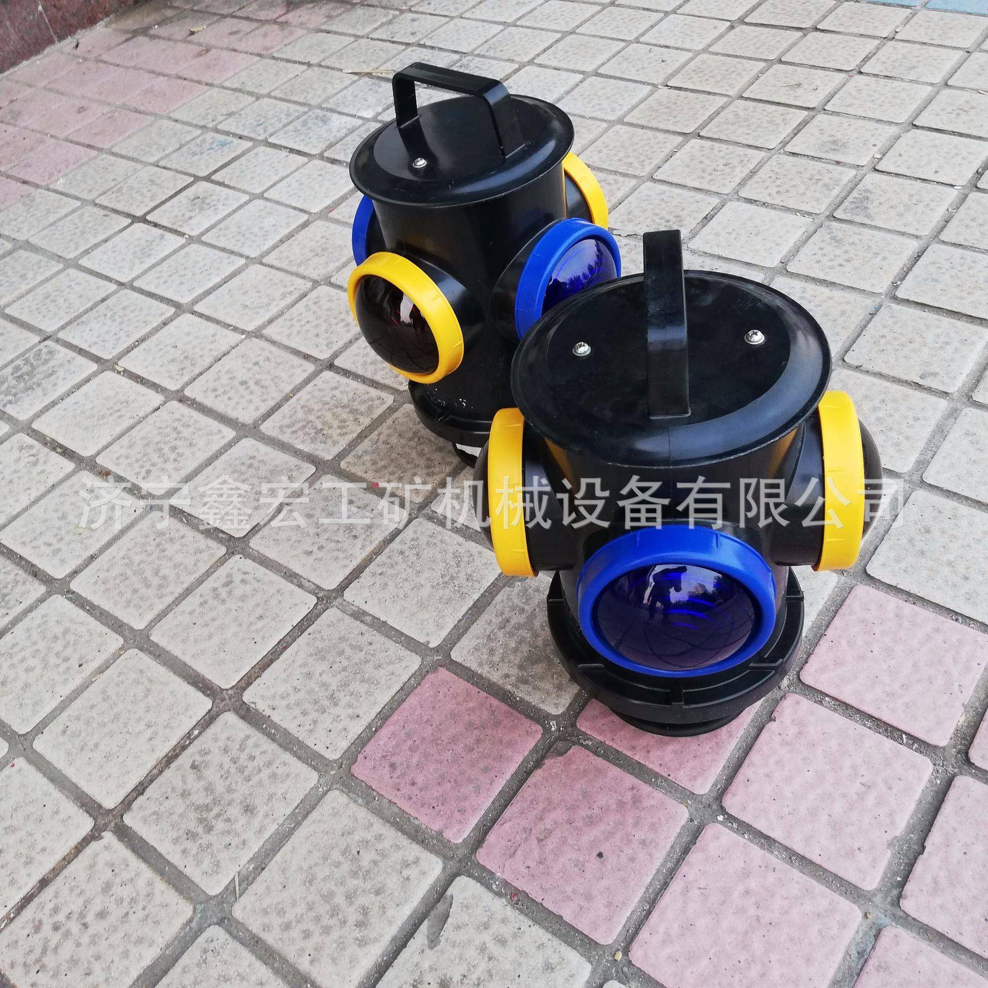 自动开关充电信号灯 便携式充电铁路道口指示灯 塑料壳指示灯