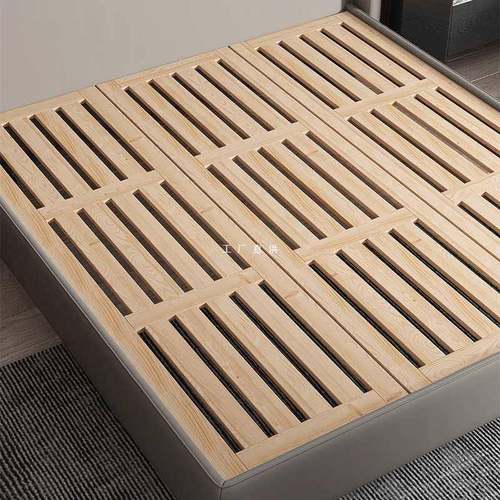 全实木加厚床板1.2折叠2m松木1.8米护腰1.5m排骨架1.35透气硬