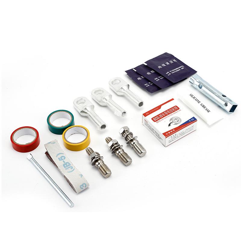 欧式高压电缆插拔头t型分支箱15KV前接头带屏蔽美式后肘型头