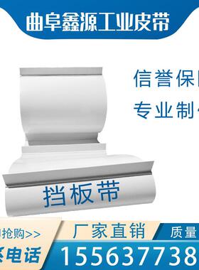 P25-15LA型号黑色一面胶一面钻输送带秦皇岛裙边单板传送带