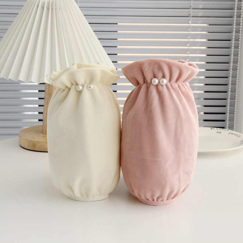 秋冬新款珍珠袖套女成人