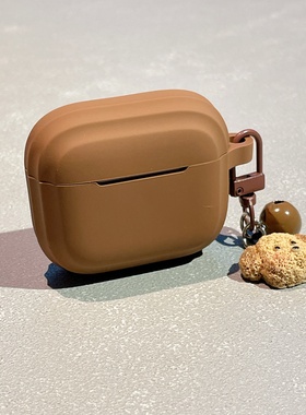 秋冬美拉德一体硅胶适用airpods4代无线蓝牙耳机保护套airpods12345代pro2小熊挂件苹果airpodspro3软壳新款
