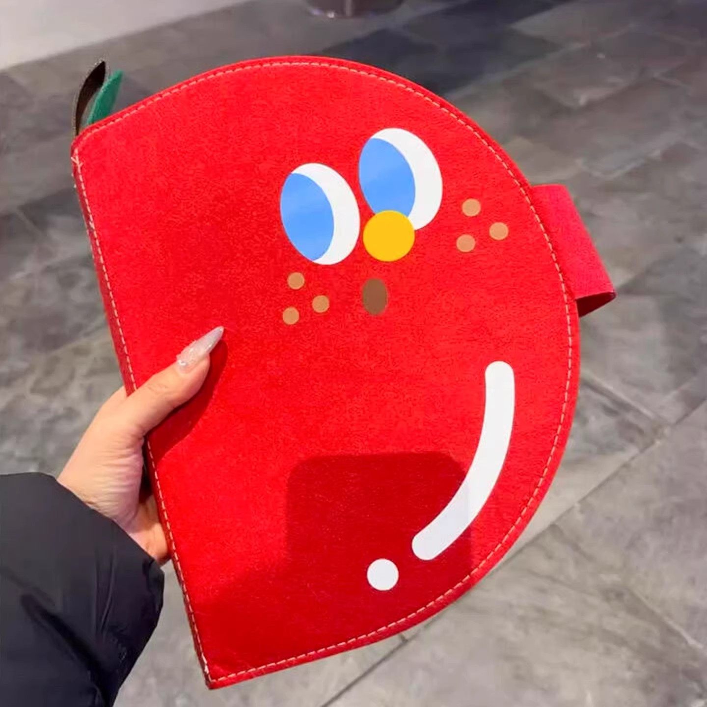 苹果发夹收纳册发卡展示册可折叠便携收纳神器皮筋整理书可爱礼物,收纳整理,首饰盒,淘宝优惠券,粉丝福利购,淘宝优惠卷