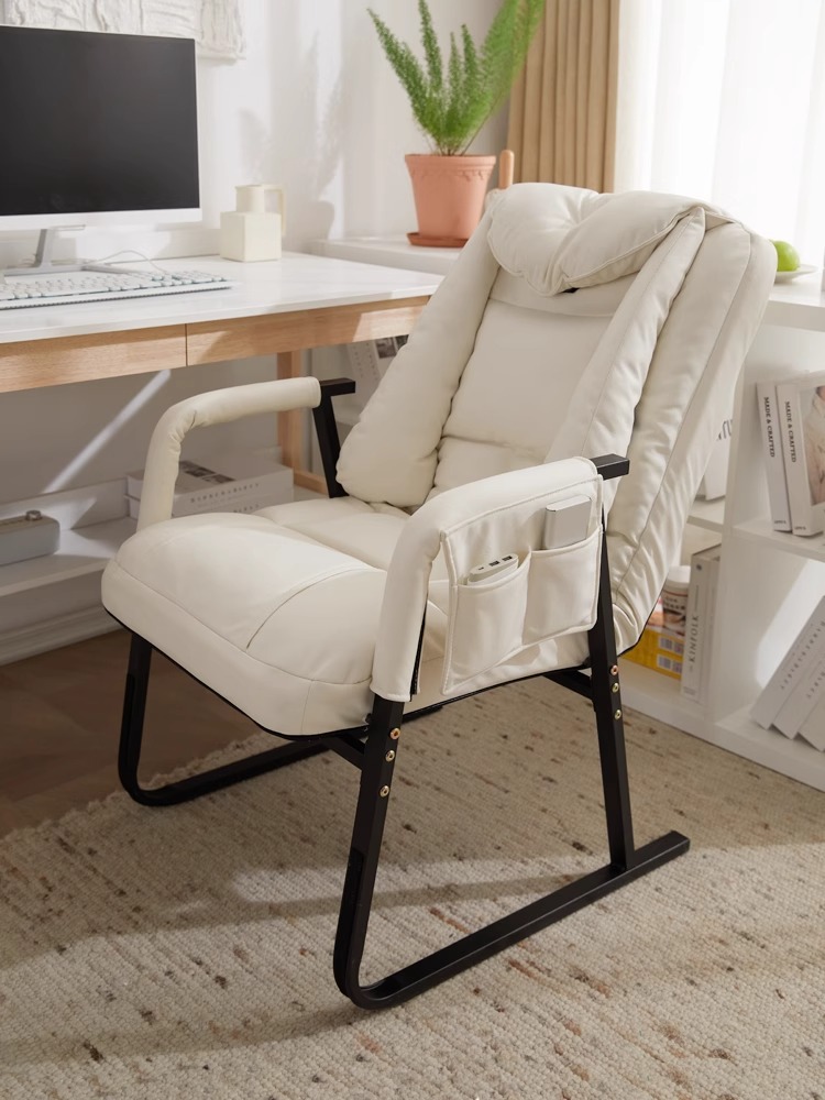 电脑椅家用舒适单人办公椅子久坐学习靠背电竞座椅懒人躺椅午休椅