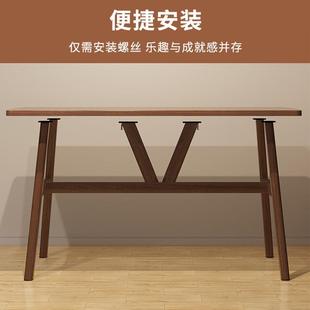 书桌家用办公工作台出租卧屋室简易桌子学桌写ZXF 电习脑桌台桌式