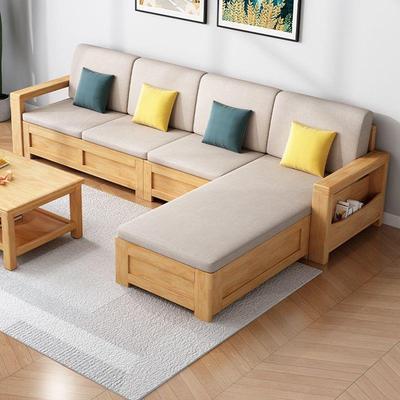 家具实木沙发冬夏两用经济见详情现客沙型厅小户型组合储代物发贸