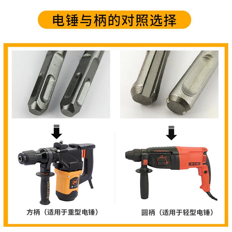 久工具电锤开劲孔NQT器头暗盒底盒砖1墙10套装合金钻孔打洞高硬钻