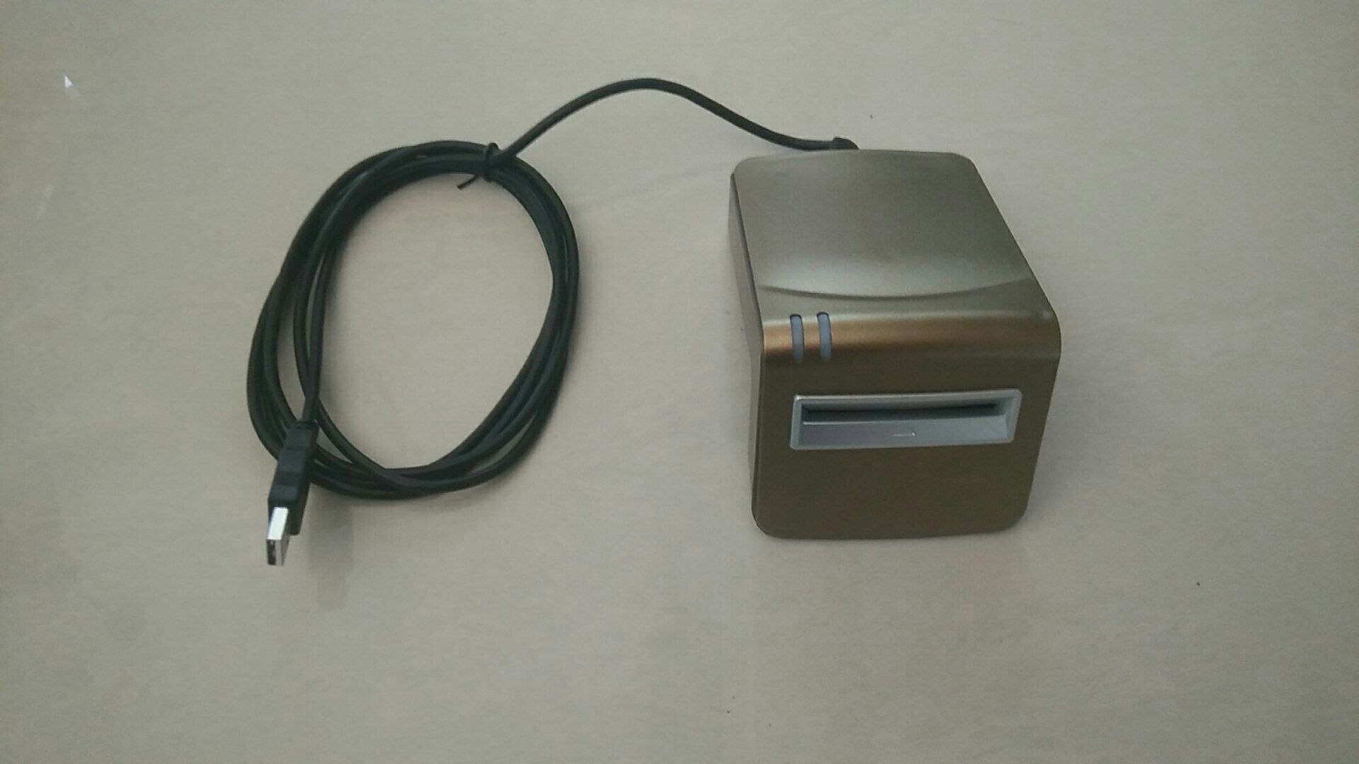 新款预付费IC卡表专用读卡器 金色读卡器