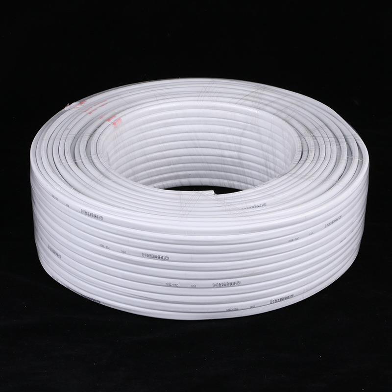 标准足米两芯589RVV2*2.双5平方软芯白护套线软线VR色V芯软护套