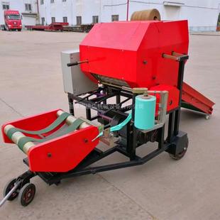 JD5552青黄储秸秆粉碎打包机全自膜动玉打米秸秆捆包机打捆包机价