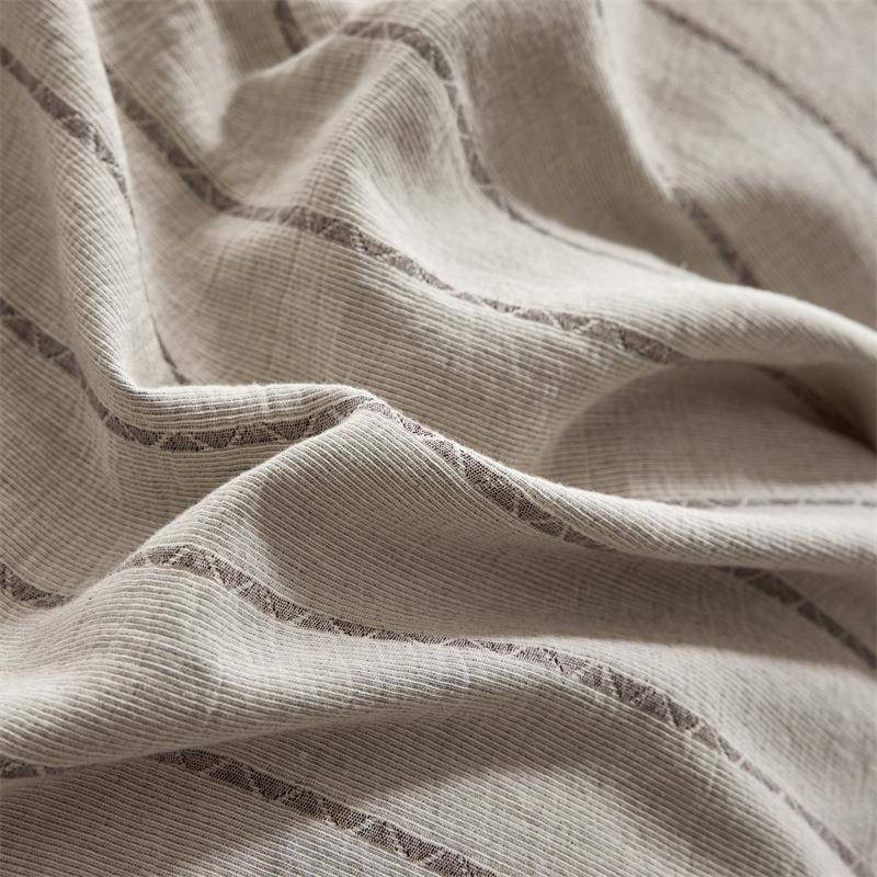 提花997a全类母婴件套纯棉色织床单被套三件套四棉床上用品南通家