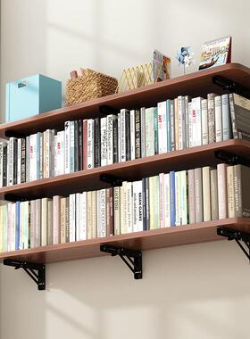 一字GPQ墙上置物架架可折叠搁板书壁挂式隔板托架悬空厨房收纳架