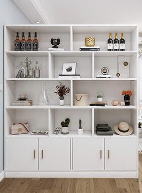 酒柜展示柜家酒用现代简约物架客墙厅小型玄关柜靠隔HYR断柜置子