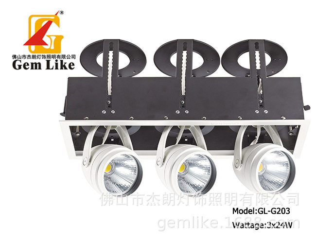 GL-G203嵌入式LED格栅灯