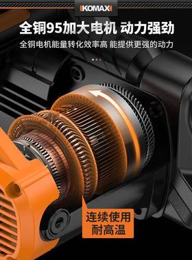 电木锯伐锯柴家用小型锯手持锯户外木工切割锯树链条YOF锯电链锯