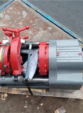 Z1T-R机2动电套丝切管机管子390车丝钢管动开丝机水自管电动套丝