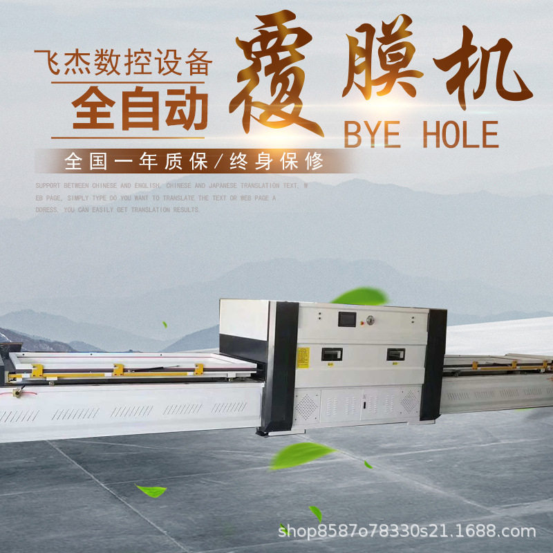 全自动双工位吸塑覆膜机门板用