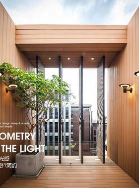 太阳能壁灯户外防水墙灯室外灯花园台露台别WHJ墅迎壁门灯走廊阳