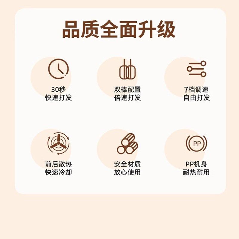 电动打蛋器手持家用烘焙蛋糕工具大功率小型自动打发奶油机搅拌器