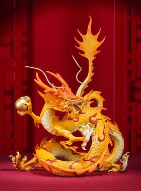 龙年黄铜摆件《龙腾盛世》家居饰品 铜工艺品 客厅玄关装饰品礼品