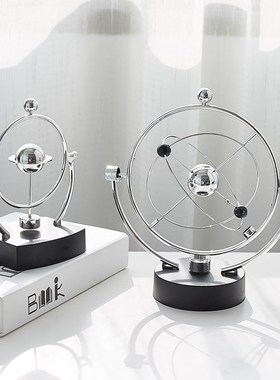 欧式客厅电视柜工艺品力学牛顿摆球小摆件办公室桌面创意装饰品