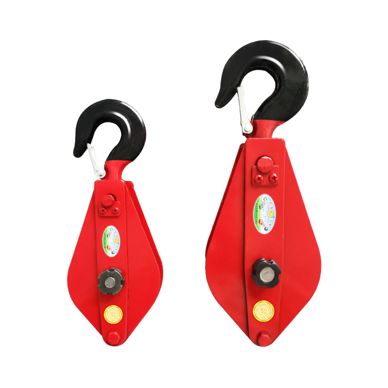 力拓中用 起重滑轮卸扣式滑车滚轮式卸扣滑轮地定向滑轮0.5t1t