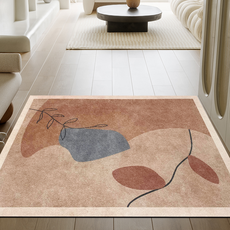 PVC 免洗入户门地垫侘寂风家用进门脚垫日式门厅玄关地毯防滑门垫