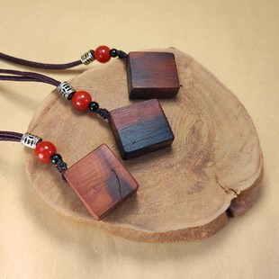 雷击枣木吊坠小孩宝宝婴儿防夜哭走夜路保平安钥匙扣车挂件老木料