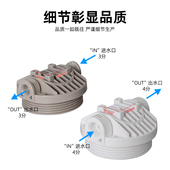 10寸前置伴侣透明滤瓶家用厨房反渗透3分4分直饮PP棉过滤壳净水器