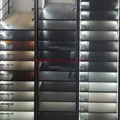 色板展示架样板样块五金整体橱柜门板铝扣板衣柜样板展示柜样色卡