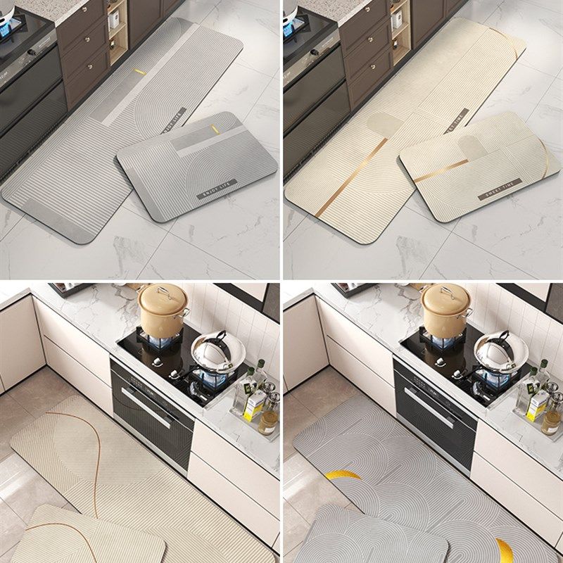 厨房地垫防滑防油可擦免洗脚垫硅藻泥强吸水垫子吸油防水防污地毯,居家布艺,厨房地垫,淘宝优惠券,粉丝福利购,淘宝优惠卷