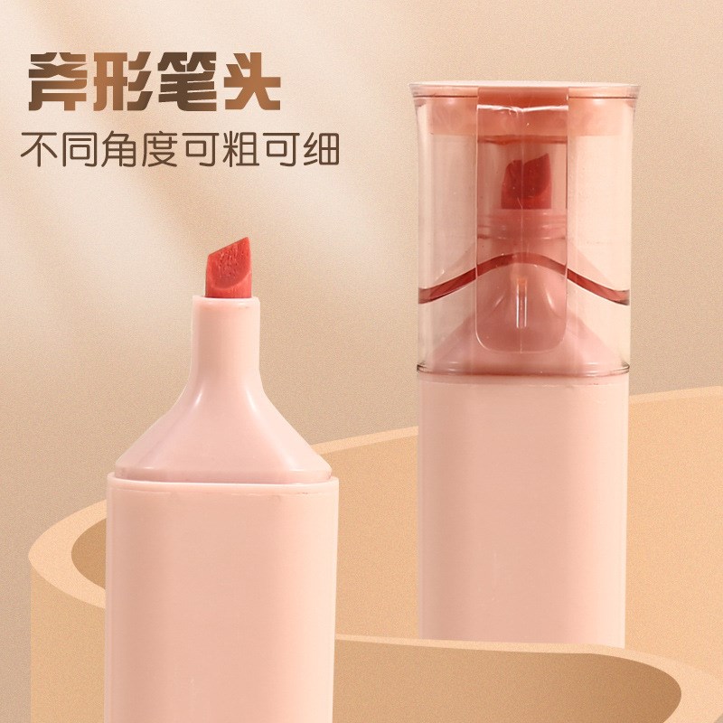 免费定制刻名字荧光笔可印logo小学生专用重点标记笔划重点彩笔